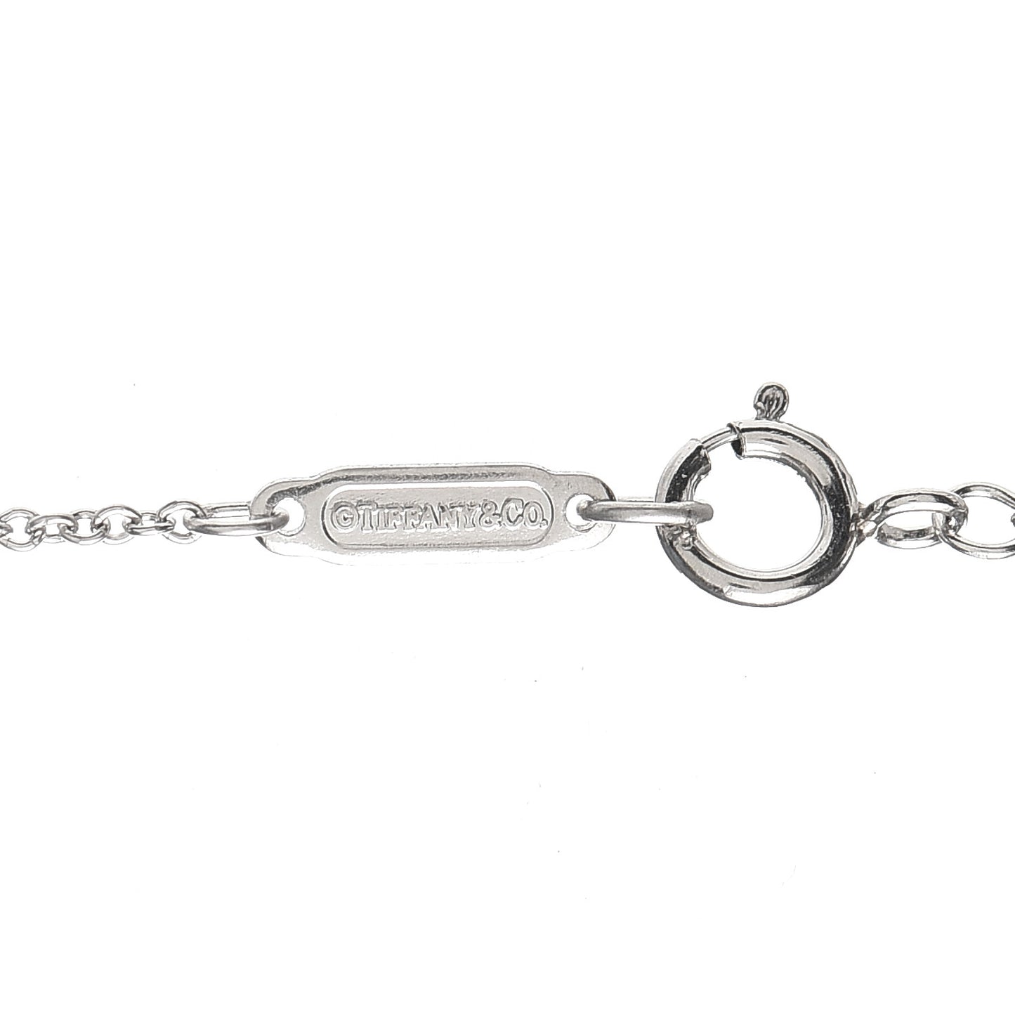 Platinum Diamond Large Heart Lock Pendant Necklace
