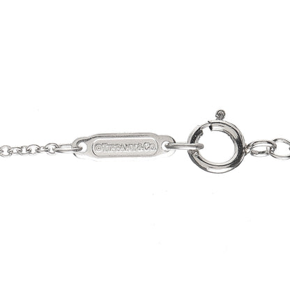 Tiffany Platinum Diamond Large Heart Lock Pendant Necklace 5 of 6