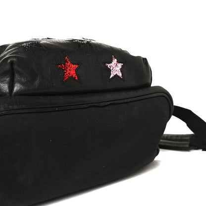Saint Laurent Lambskin Star Applique Mini City California Backpack Black 20 of 30