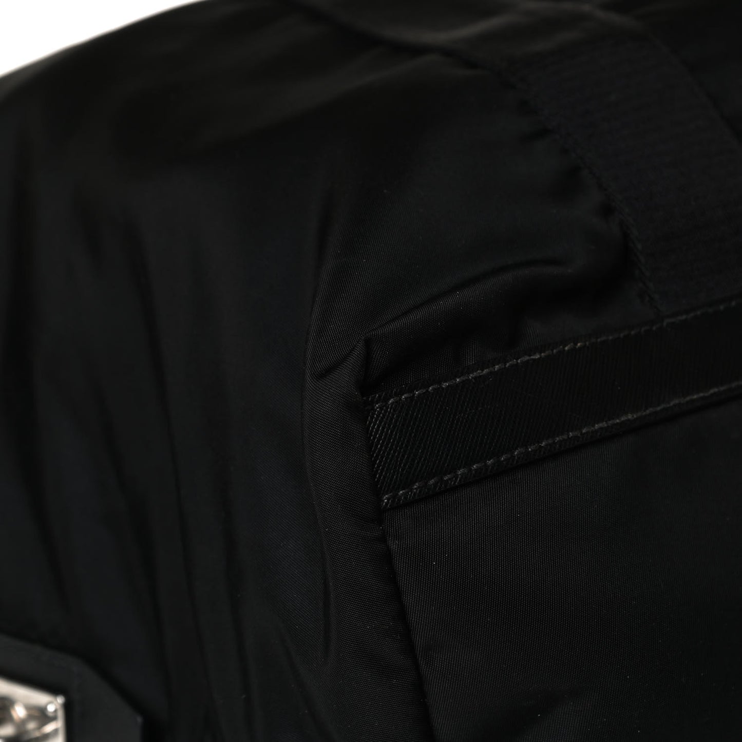 Tessuto Nylon Saffiano Carry On Travel Bag Black