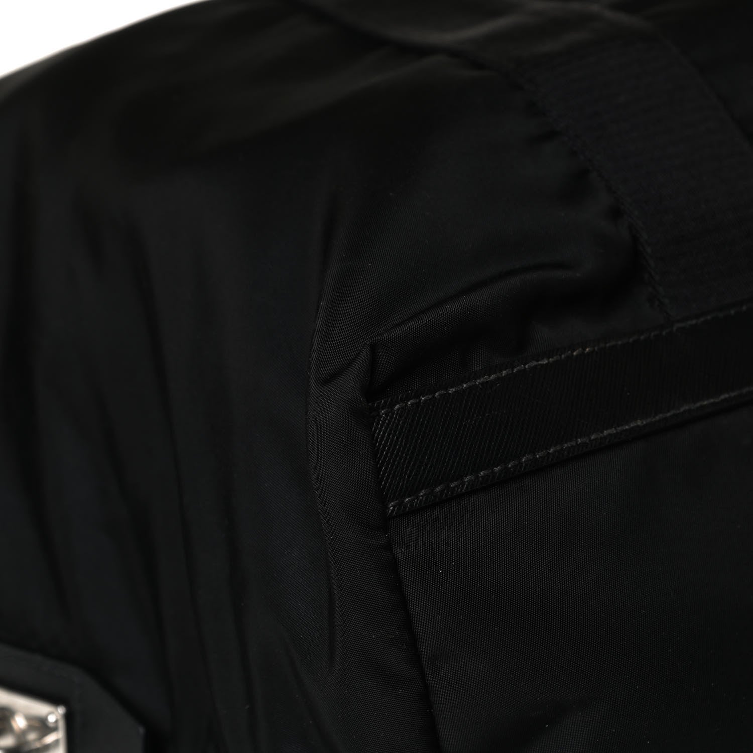 Prada Tessuto Nylon Saffiano Carry On Travel Bag Black 10 of 13
