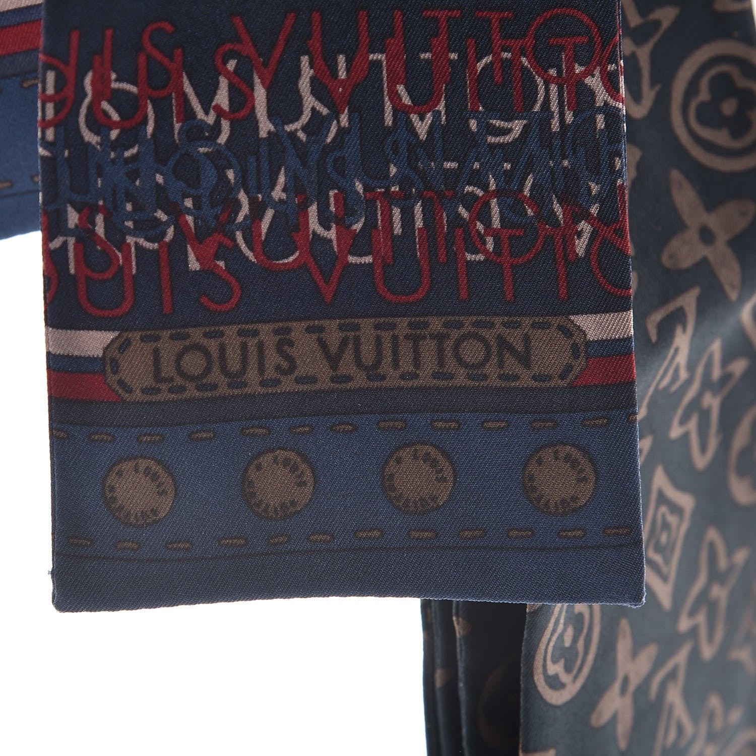 Louis Vuitton Silk Monogram World Of Love Bandeau White 5 of 5