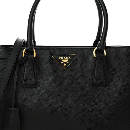 Prada Saffiano Lux Medium Tote Black 8 of 10