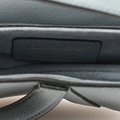 Christian Dior Goatskin Micro Saddle Bag Cloud Blue 5 of 9
