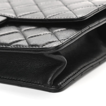 Chanel Goatskin Quilted Small Chic Pearls Flap Black 9 of 10
