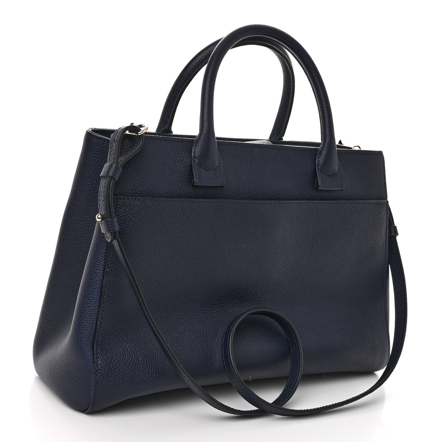 Chanel Grained Calfskin Small Neo Executive Shopper Tote Dark Blue 3 of 10