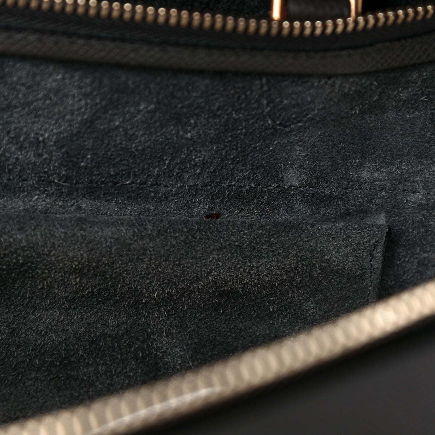 Grained Calfskin Mini Belt Bag Grey