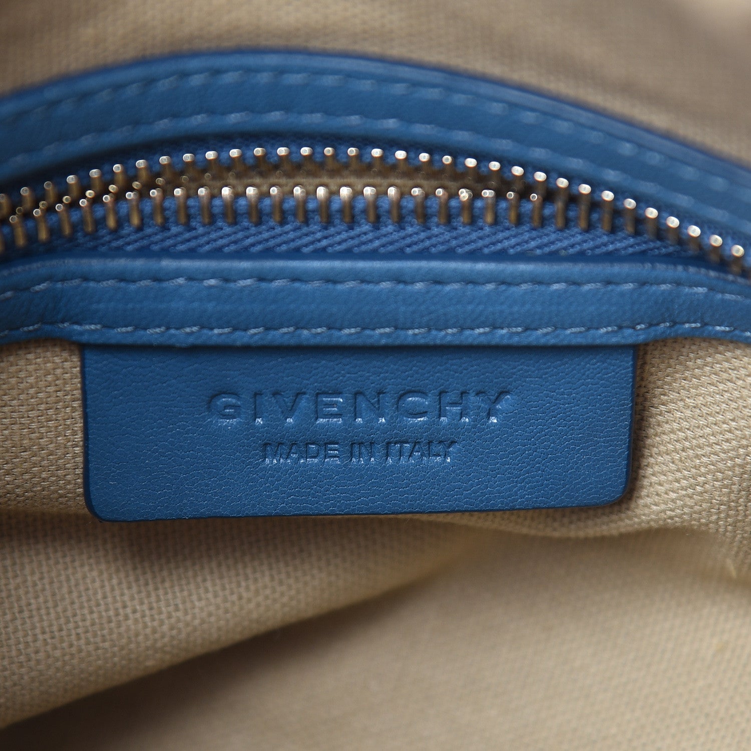 Givenchy Lambskin Micro Nightingale Medium Blue 6 of 15