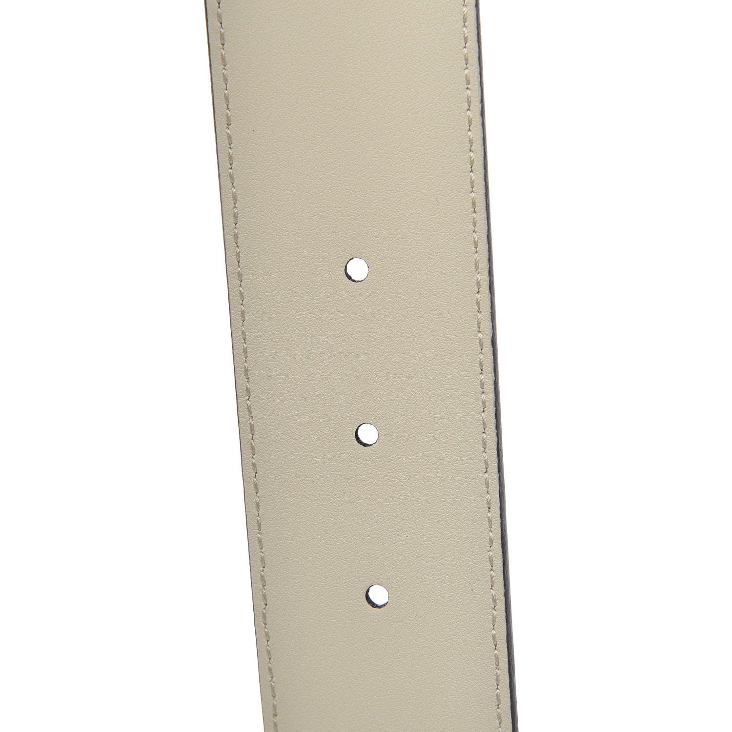 Gucci Calfskin Crystal Double G 40mm Belt 85 34 White Multicolor 5 of 5