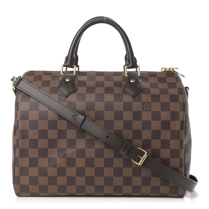 Louis Vuitton Damier Ebene Speedy Bandouliere 30 1 of 10