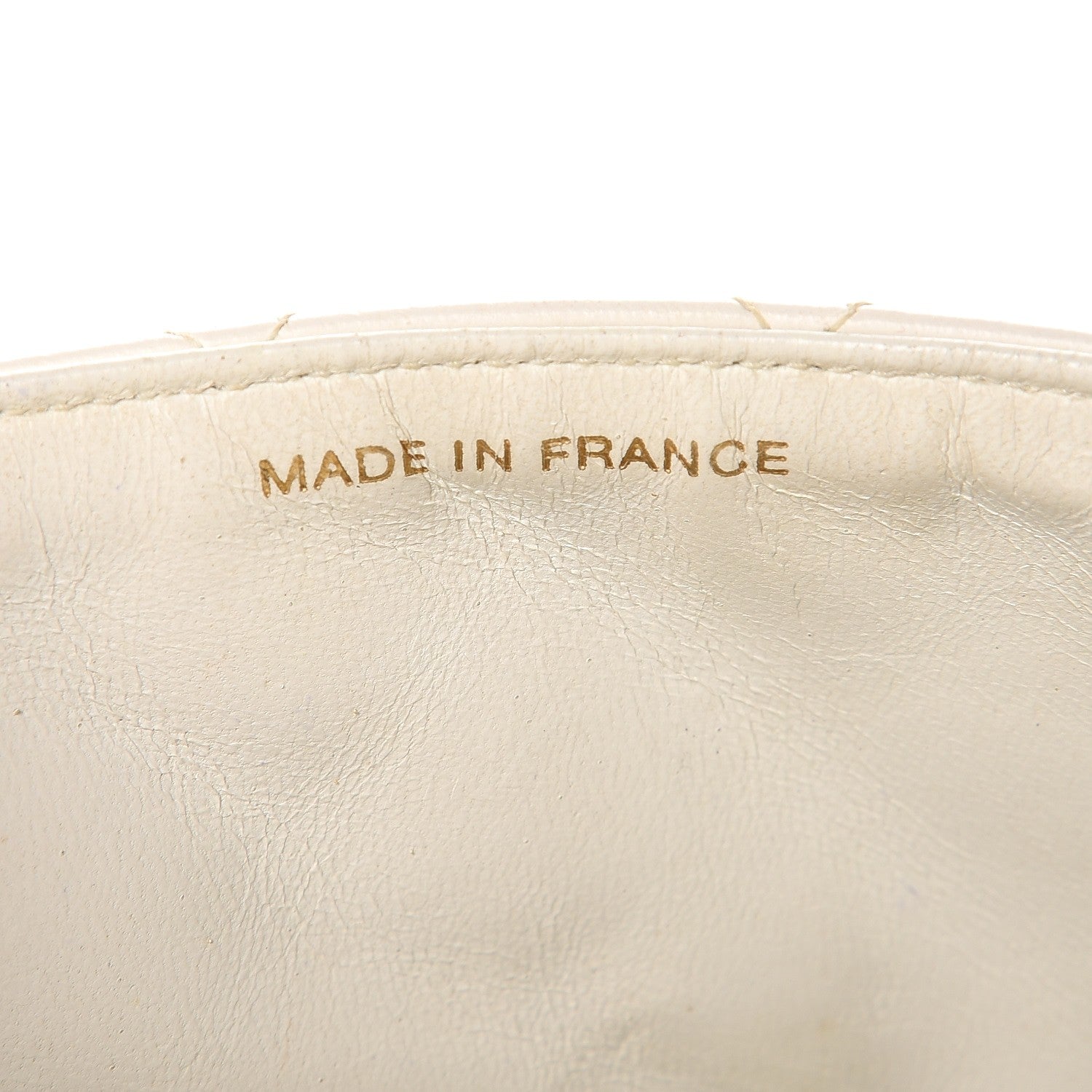 Chanel Lambskin Quilted Mini Square Flap White 8 of 12