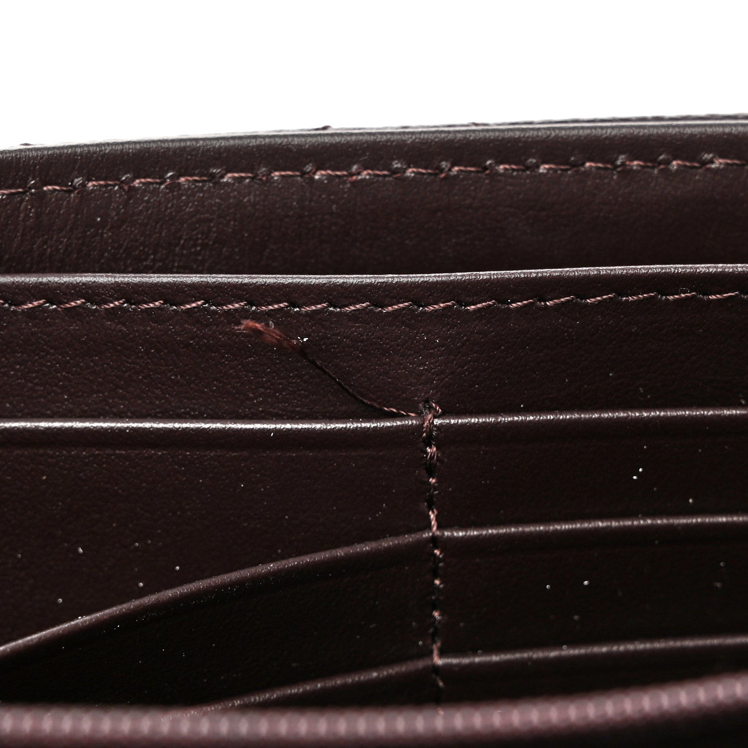 Chanel Caviar Quilted Large Gusset Flap Wallet Dark Brown 9 of 11