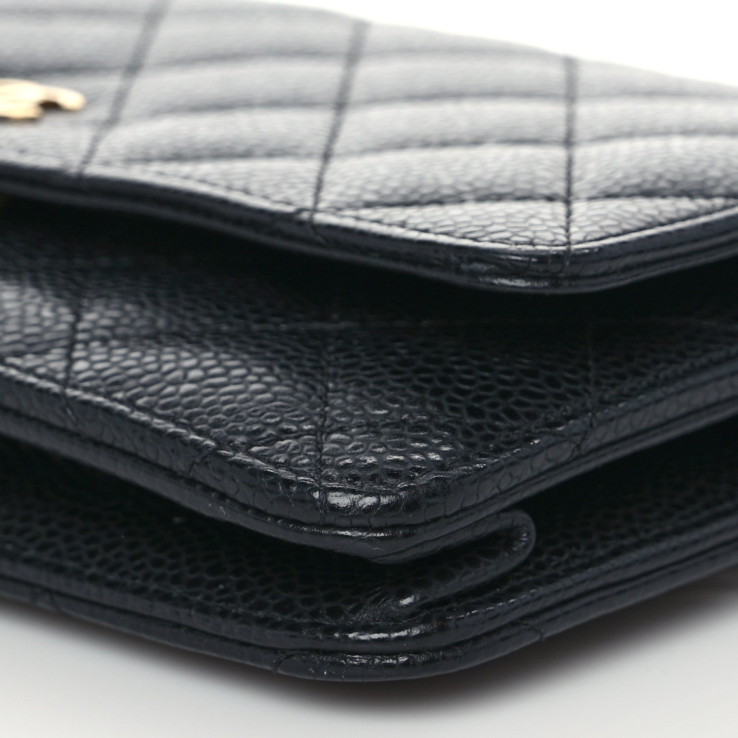 Chanel Caviar Quilted Wallet On Chain WOC Black 9 of 10