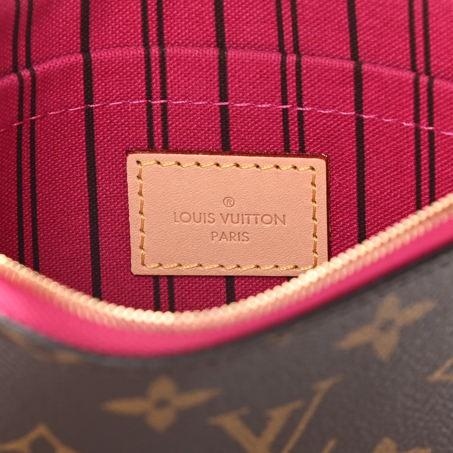 Louis Vuitton Monogram Neverfull MM GM Pochette Pivoine 6 of 11