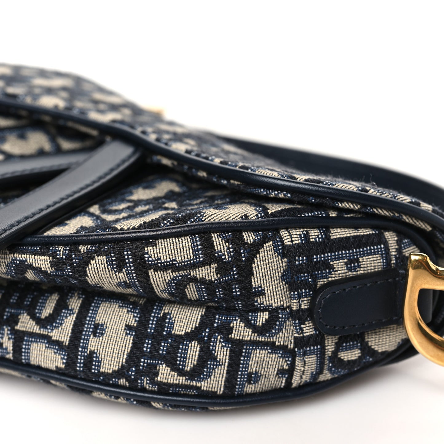 Oblique Mini Saddle Bag Blue