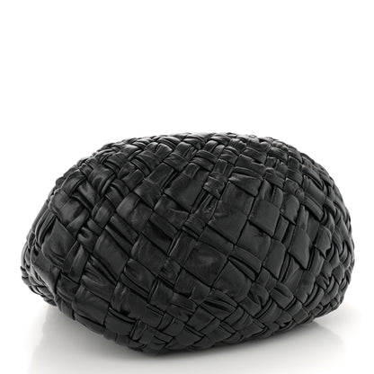 Bottega Veneta Calfskin Foulard Intreccio Discovery Athene Black 5 of 12