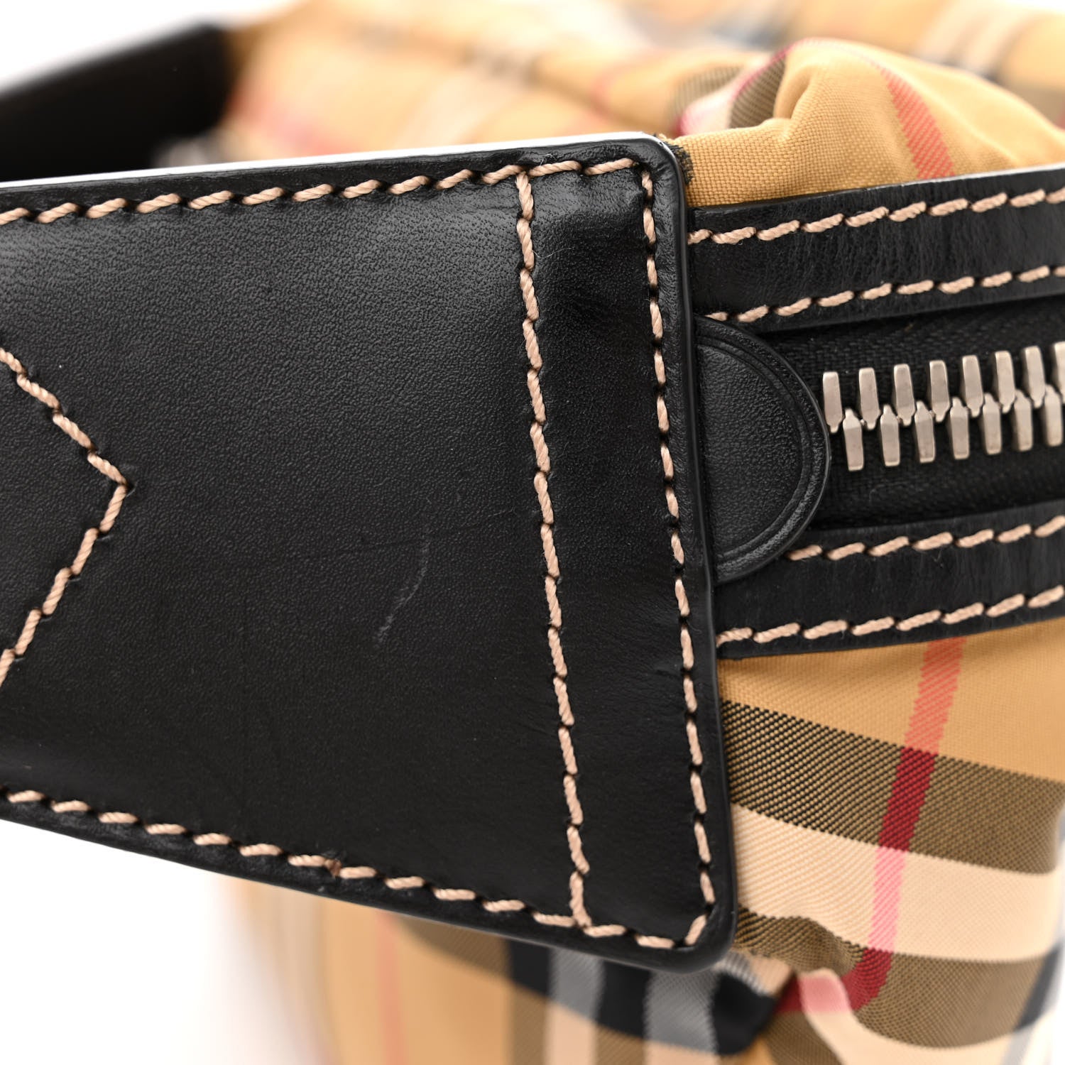 Burberry Nylon Vintage Check Medium Sonny Belt Bag Antique Yellow 13 of 15