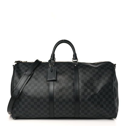 Louis Vuitton Damier Graphite Keepall Bandouliere 55 1 of 9