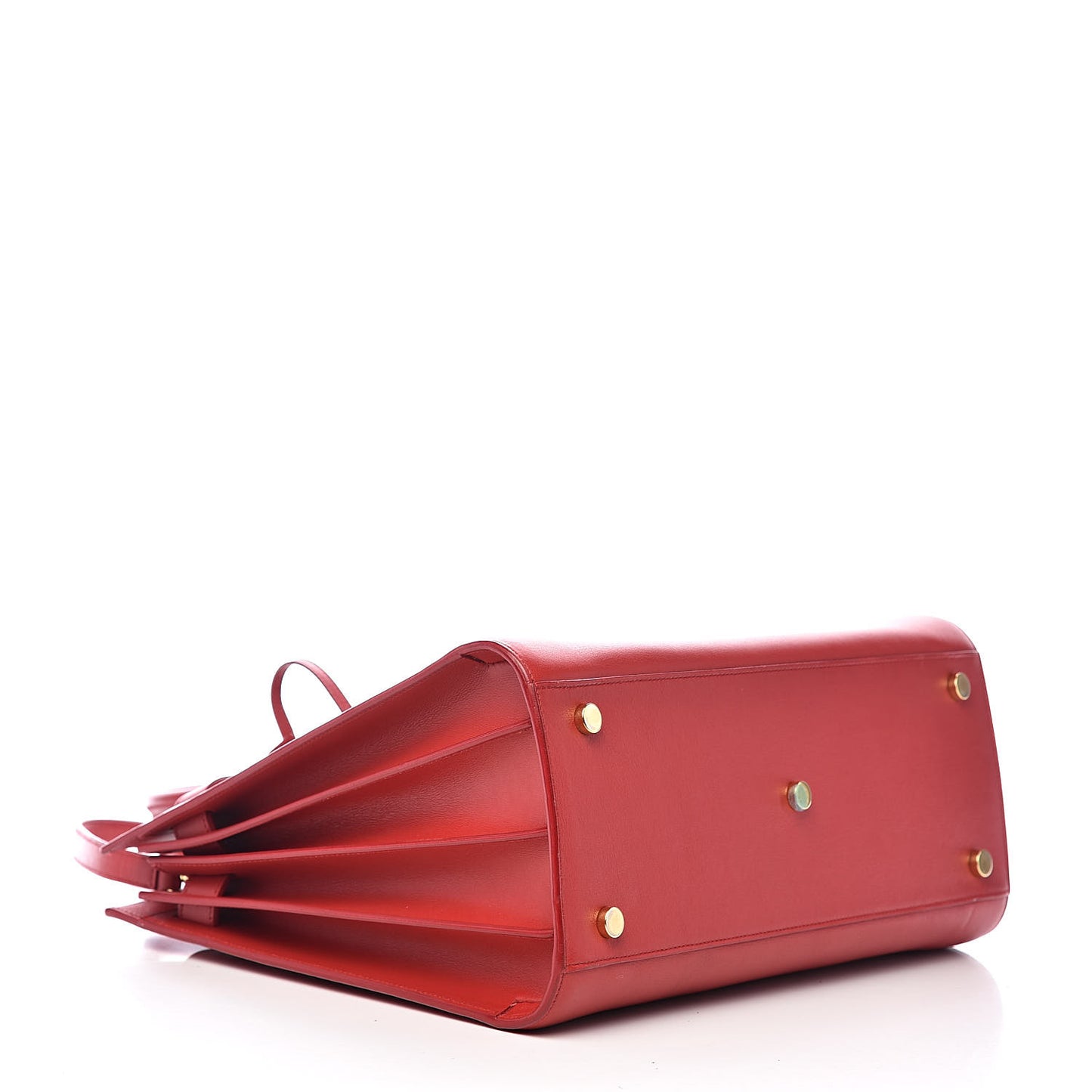 Calfskin Small Sac De Jour Lipstick Red