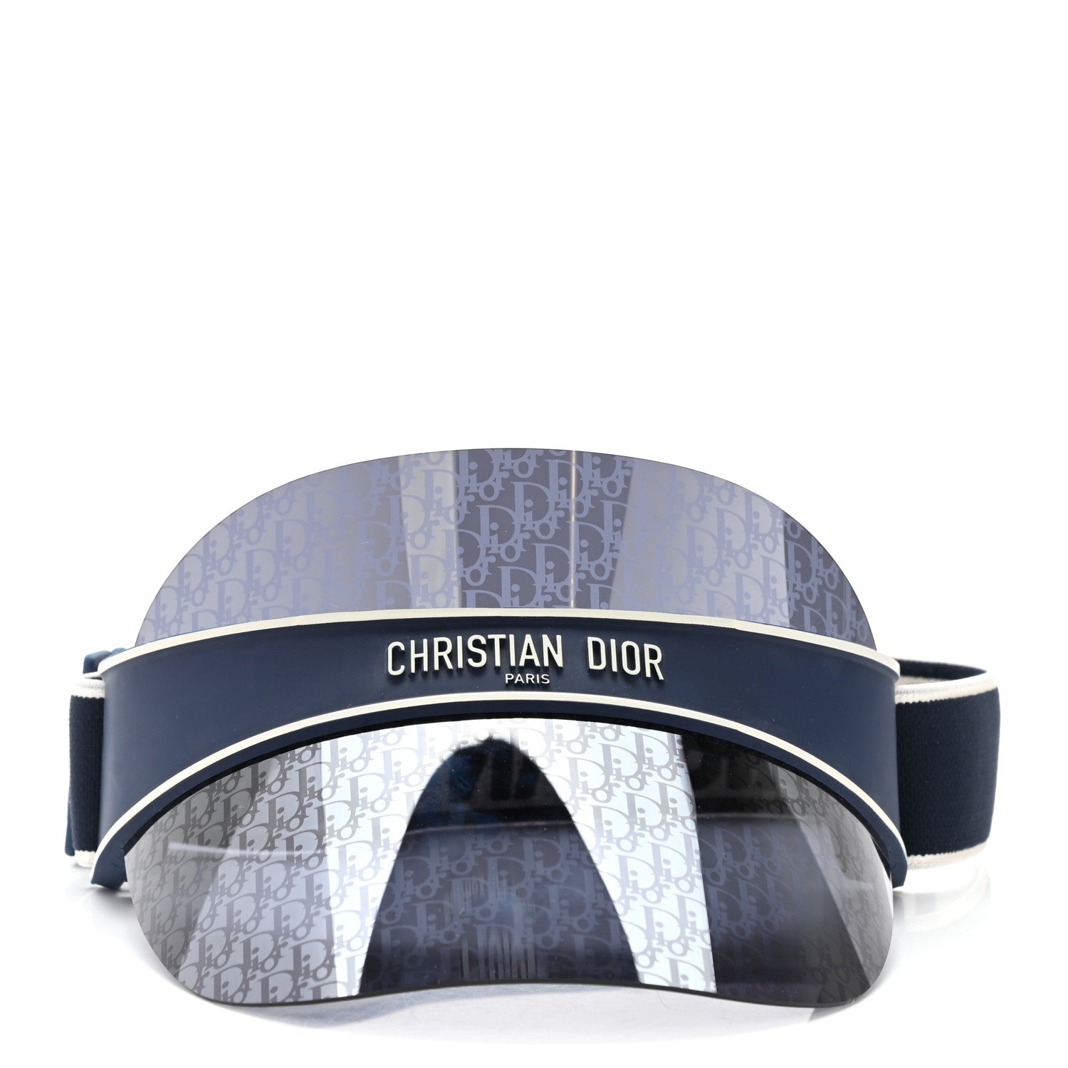 Christian Dior Oblique DiorClub V1U Sun Visor Blue 3 of 10