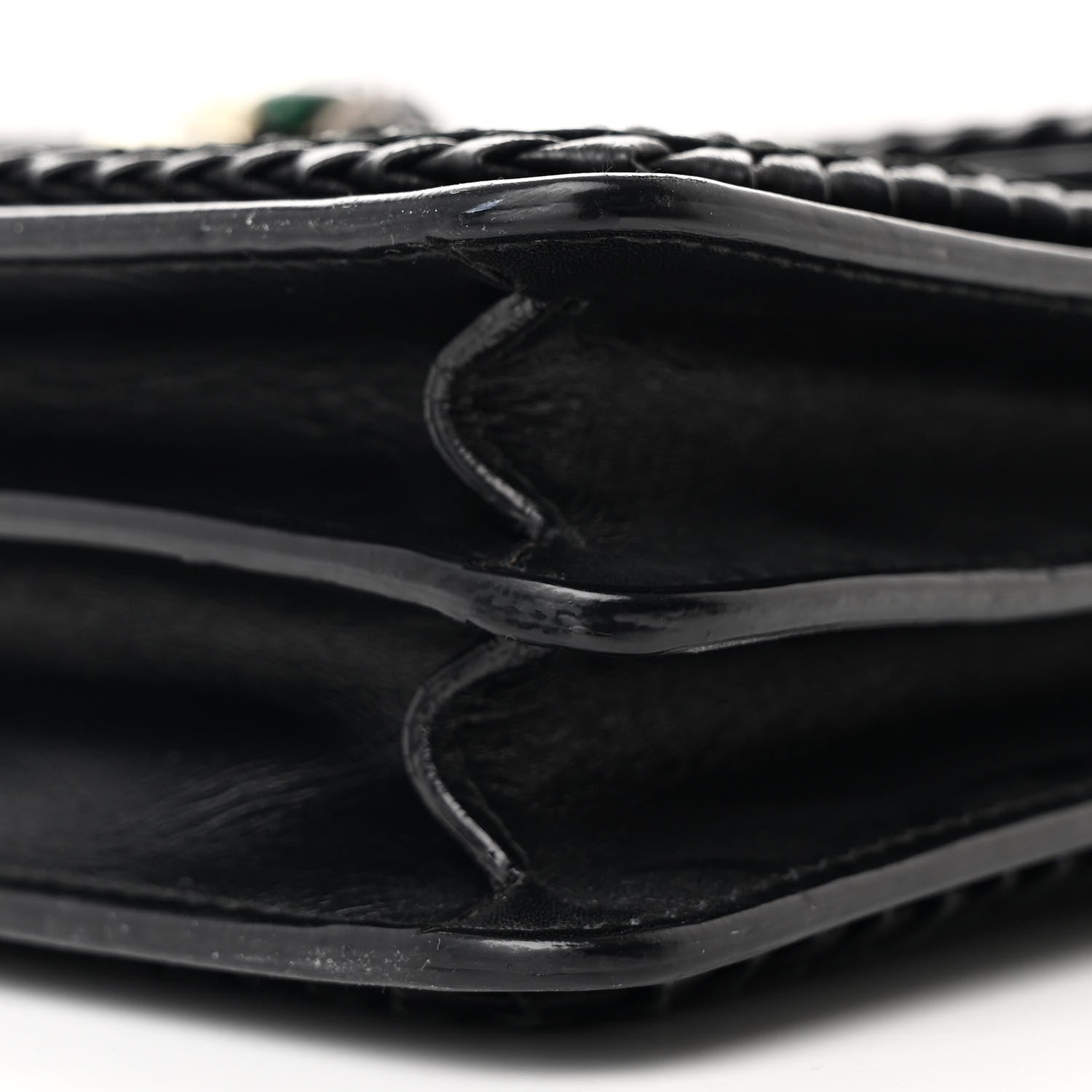 Bulgari Calfskin Plisse Serpenti Forever Crossbody Bag Black 12 of 16