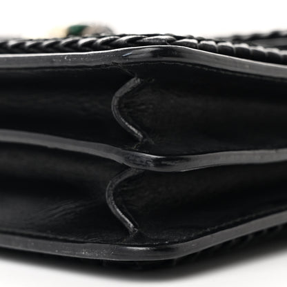 Bulgari Calfskin Plisse Serpenti Forever Crossbody Bag Black 12 of 16