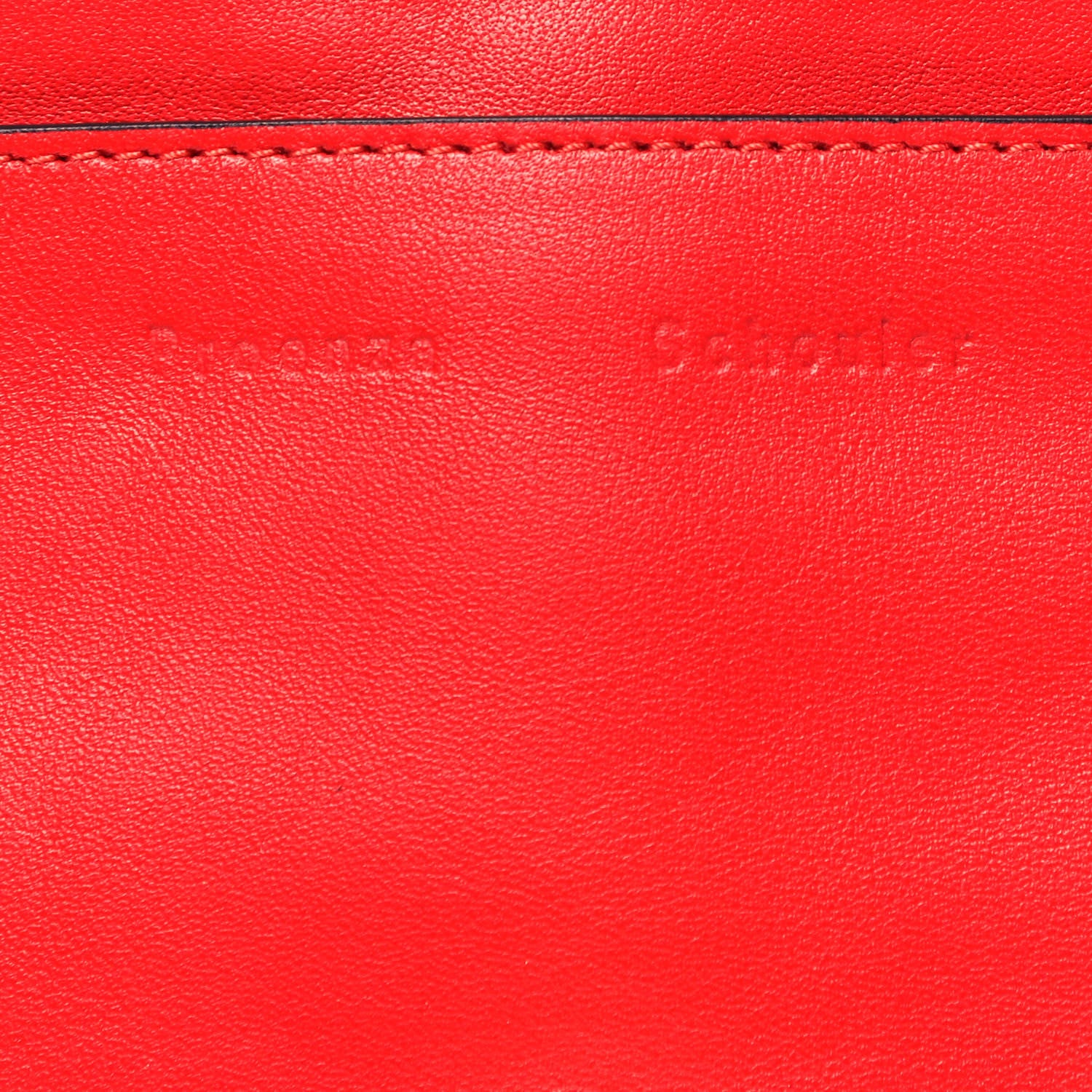 Proenza Schouler Calfskin Double Sided PS Courier Bag Red 5 of 8