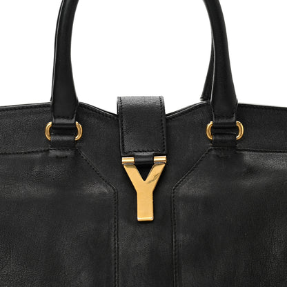 Saint Laurent Sheepskin Medium Cabas ChYc Black 8 of 11