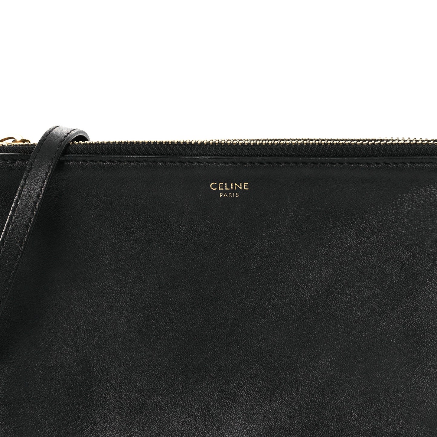 Lambskin Small Trio Crossbody Bag Black