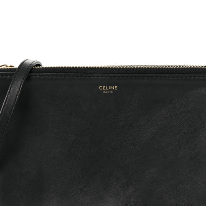Celine Lambskin Small Trio Crossbody Bag Black 8 of 13