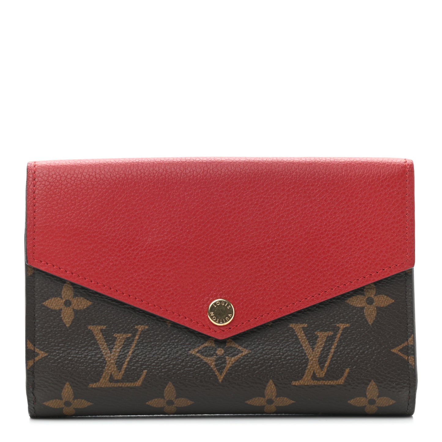 Monogram Pallas Compact Wallet Cherry