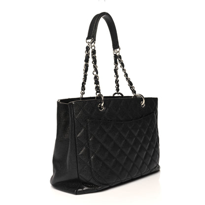 Chanel Caviar Quilted Grand Shopping Tote GST Black 3 of 11
