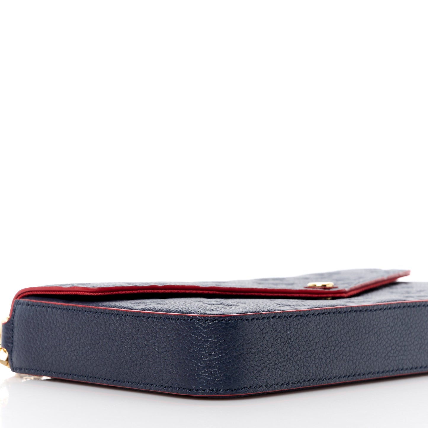 Empreinte Pochette Felicie Chain Wallet Marine Rouge