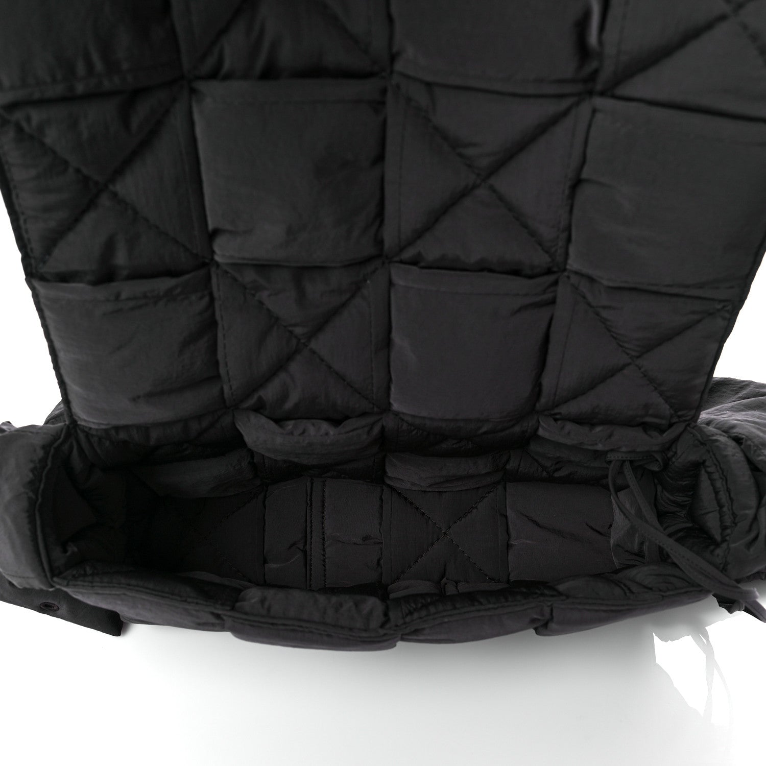 Bottega Veneta Nylon Intrecciato Padded Tech Cassette Bag Black 5 of 10
