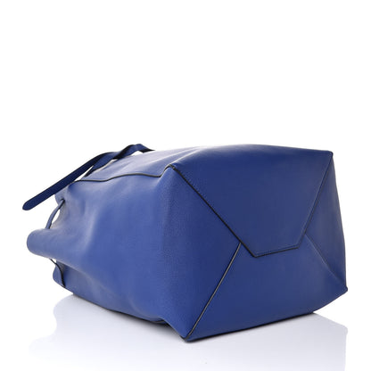 Celine Soft Grained Calfskin Medium Belt Cabas Phantom Indigo 4 of 7