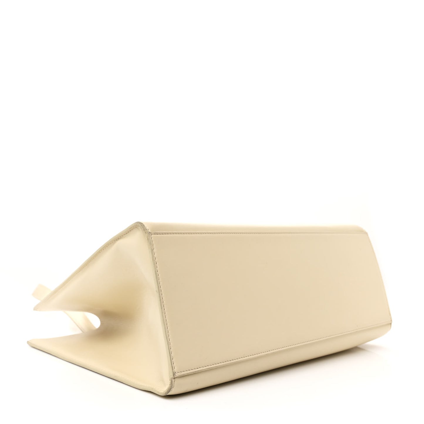 Supple Grained Calfskin Cabas 16 Bag Limestone