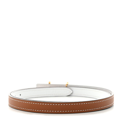 Hermes Swift Epsom 13mm Ancre Belt 75/30 White Gold 2 of 6