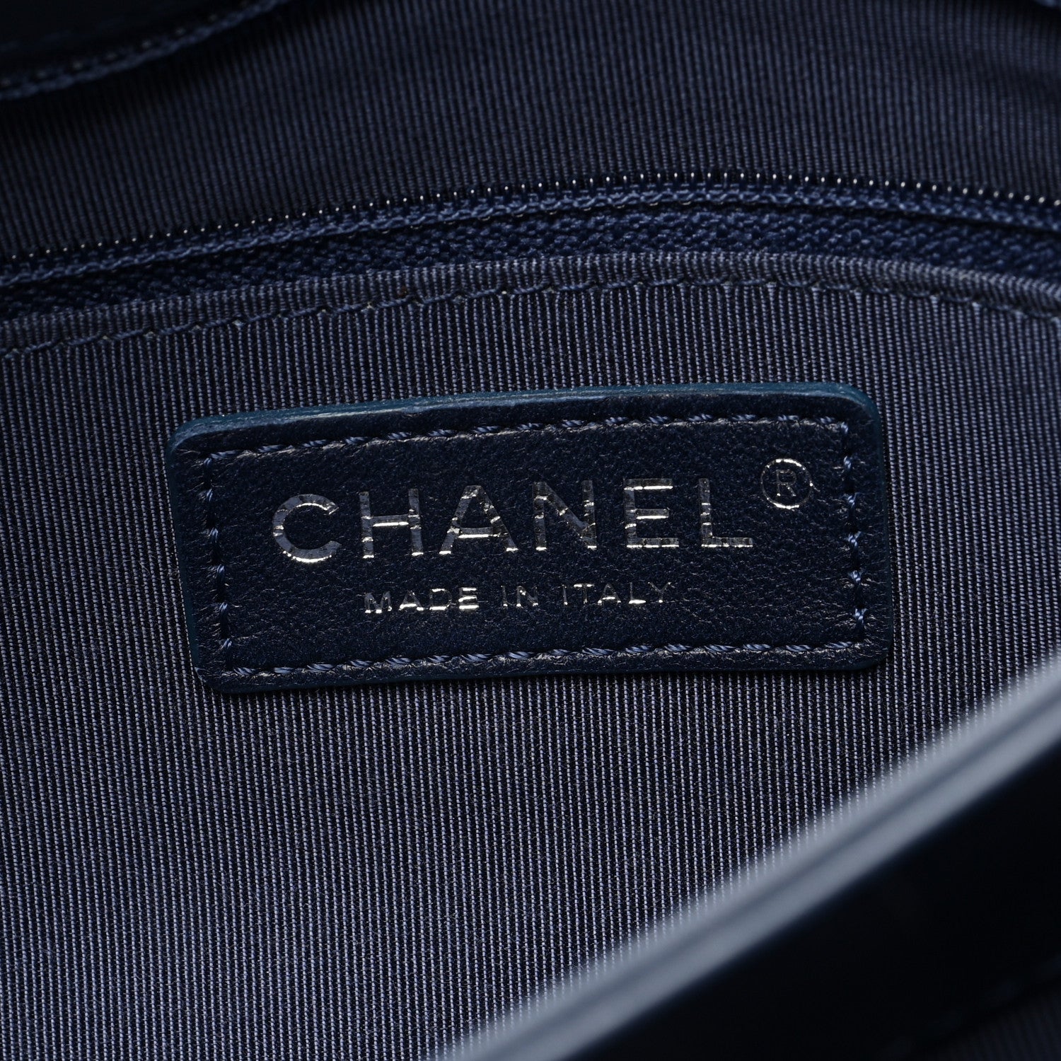 Chanel Calfskin Jumbo Tramezzo Flap Navy 6 of 10