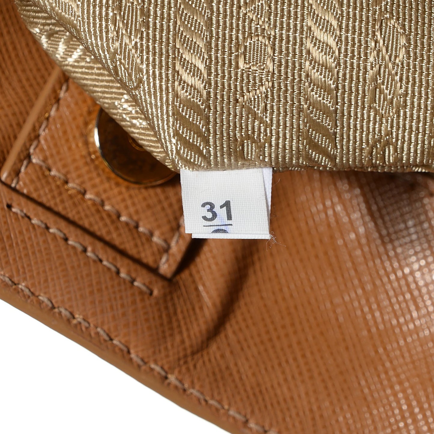 Saffiano Lux Large Tote Caramel