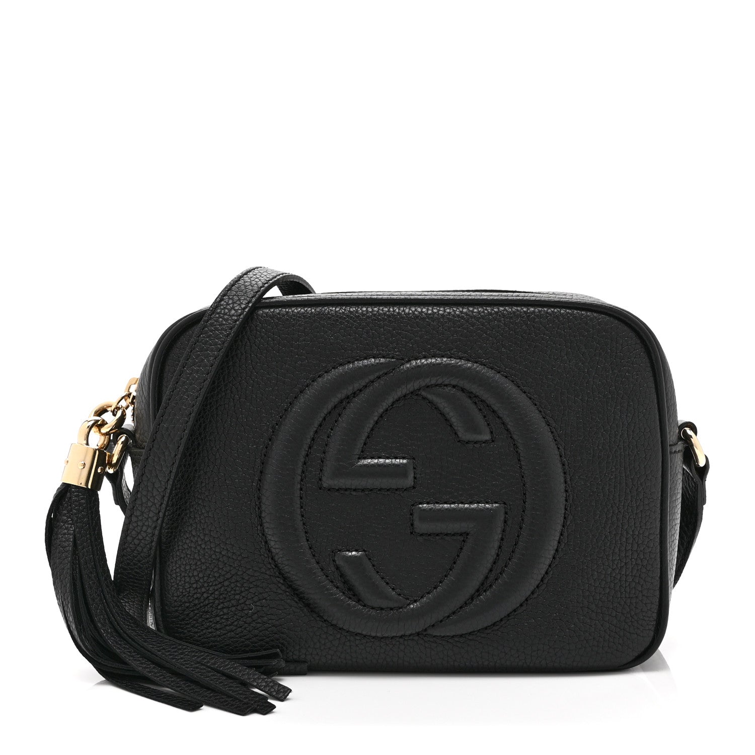 Gucci Pebbled Calfskin Small Soho Disco Bag Black 1 of 11