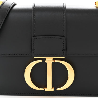 Christian Dior Smooth Calfskin Micro 30 Montaigne Flap Bag Black 7 of 9