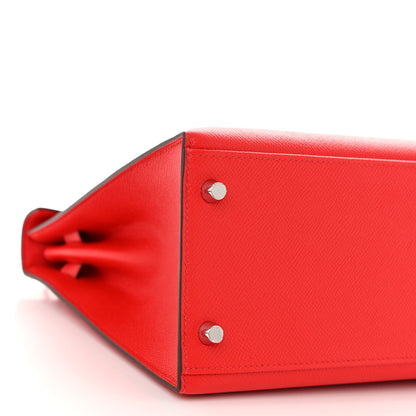 Hermes Epsom Kelly Sellier 28 Rouge de Coeur 9 of 12