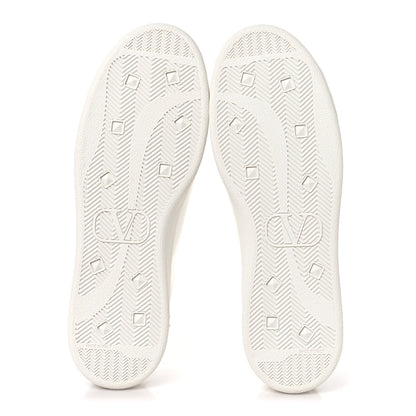 Valentino Garavani Calfskin Mens Backnet Sneakers 43.5 White 7 of 10