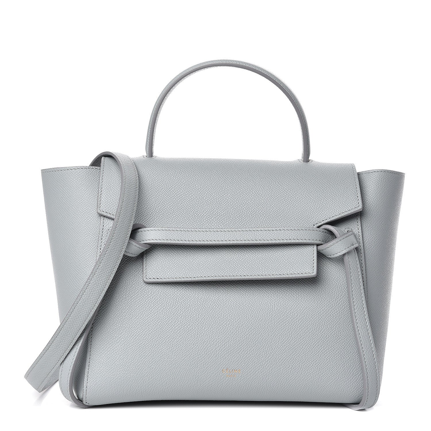 Celine Grained Calfskin Micro Belt Bag Cloud 1 of 10