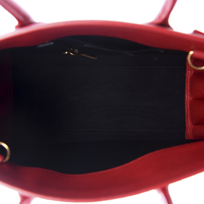 Saint Laurent Grained Calfskin Baby Sac De Jour Lipstick Red 4 of 8