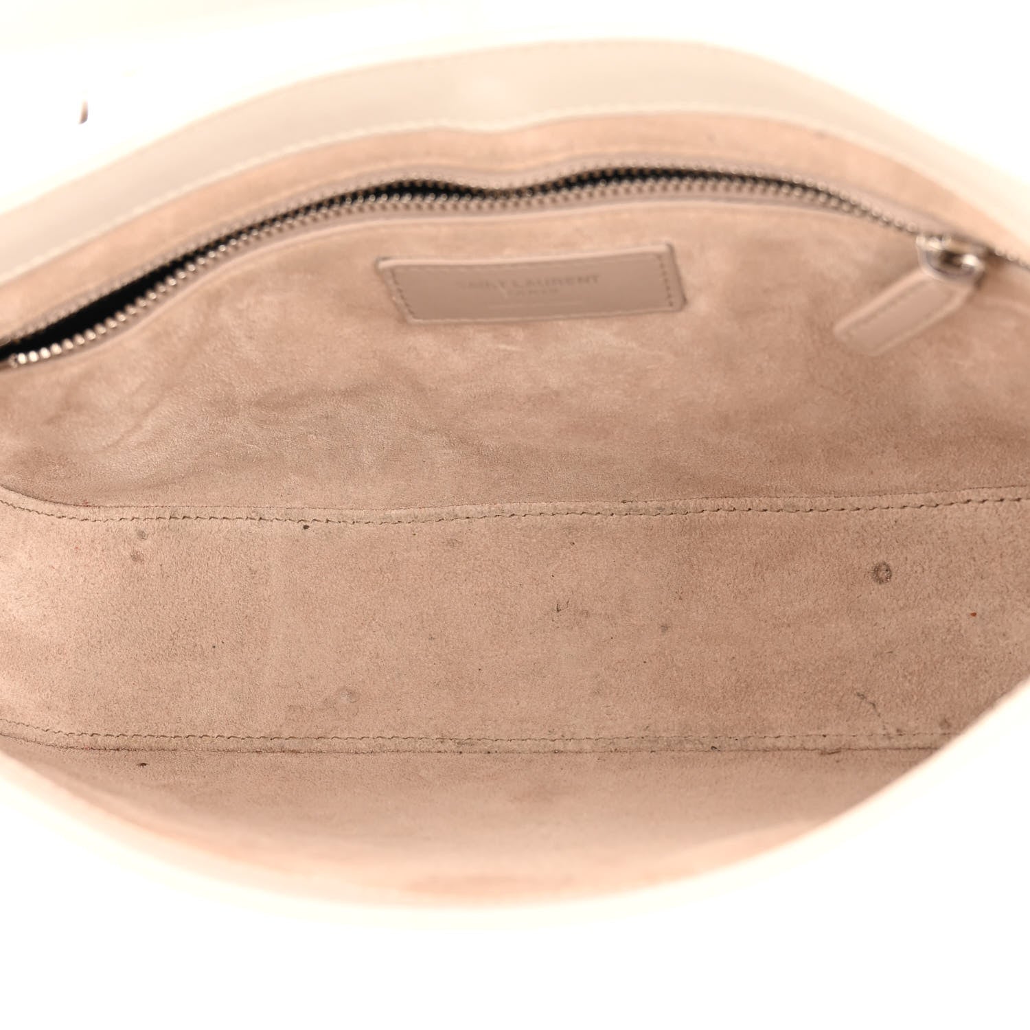 Saint Laurent Smooth Calfskin Le 5 A 7 Hobo Blanc Vintage 5 of 9