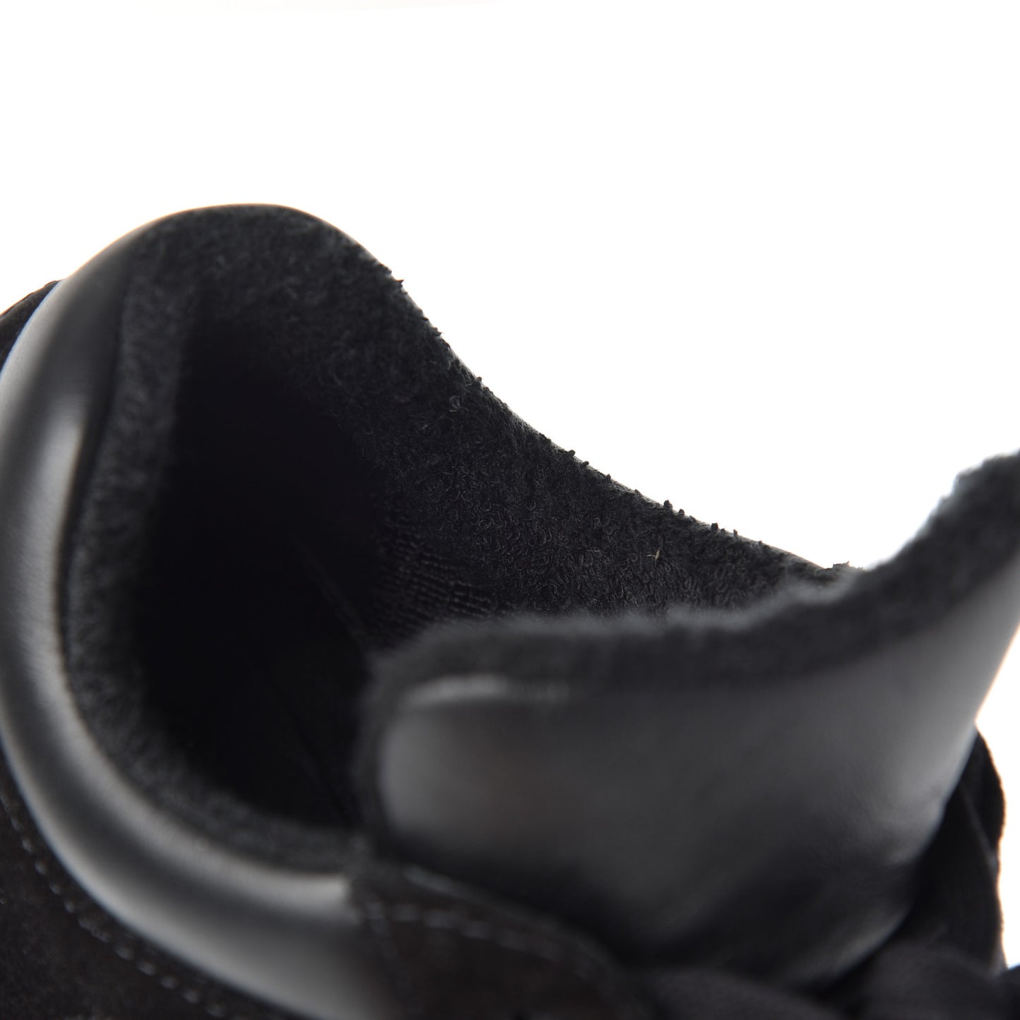 Fabric Calfskin Suede CC Sneakers 37.5 Black