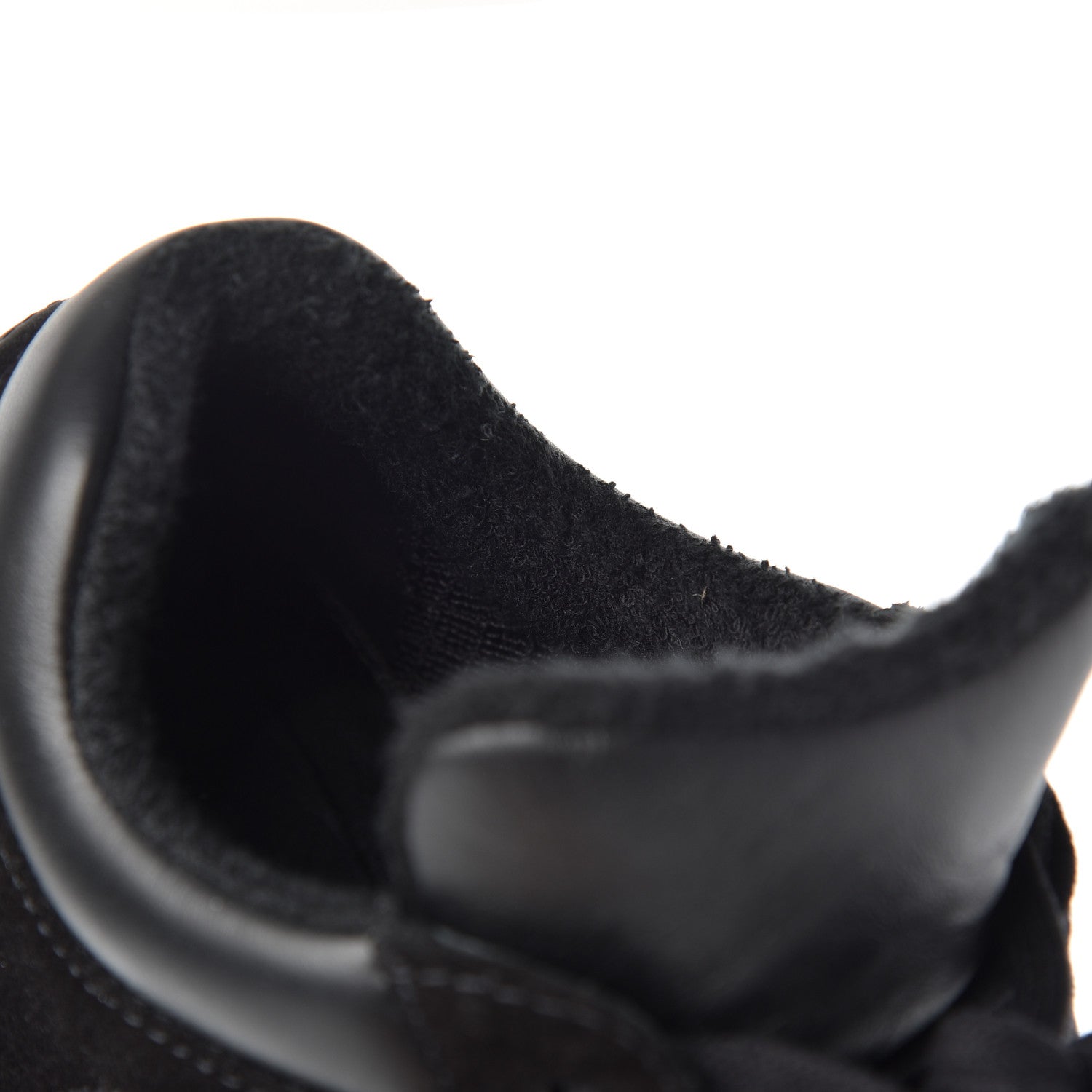 Chanel Fabric Calfskin Suede CC Sneakers 37.5 Black 10 of 16