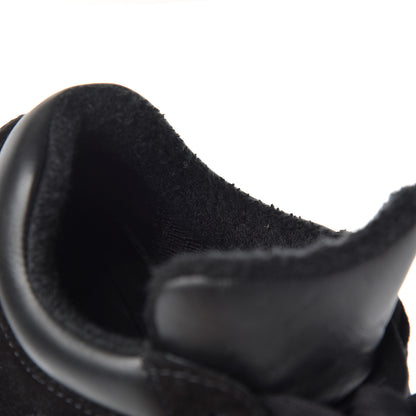 Chanel Fabric Calfskin Suede CC Sneakers 37.5 Black 10 of 16