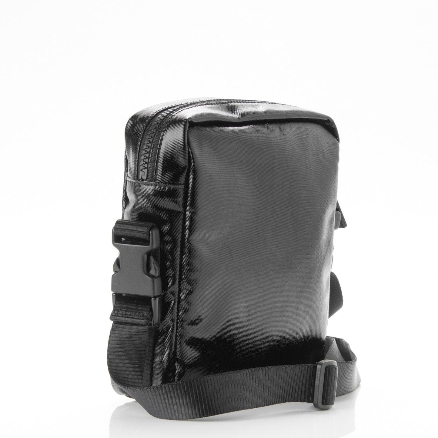 Coated Canvas Small Sport Messenger Black